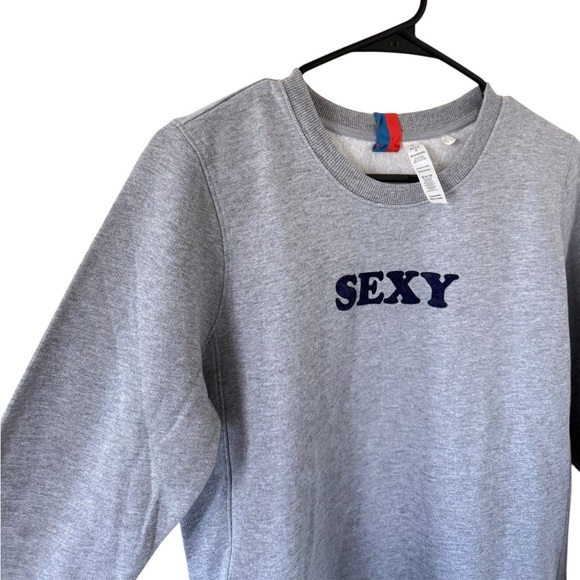 Kule x Bandier Grey Sexy Crewneck - Picture 3 of 6